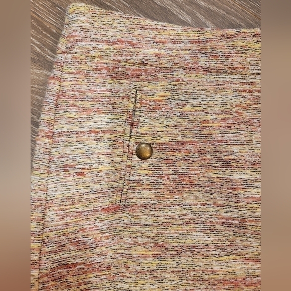 NWOT Ann Taylor LOFT Cotton Poly Tweed Skirt Size 12 - Picture 2 of 9